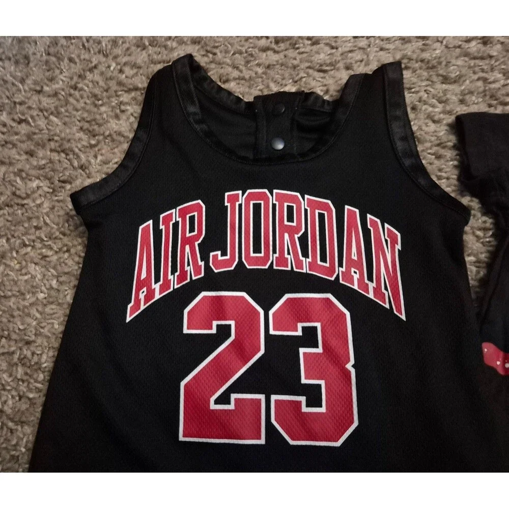 Air jordan one piece rompers size 3 months